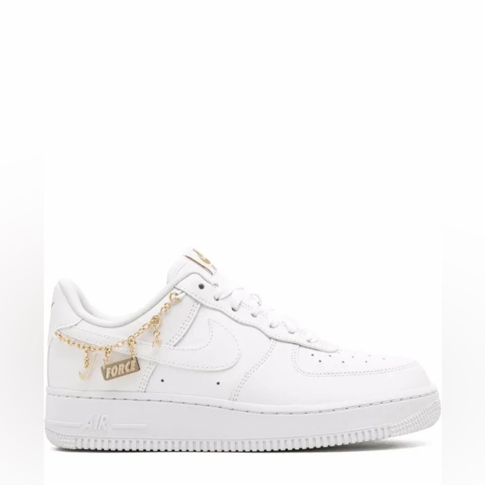 White and Gold Nike Airforce 1